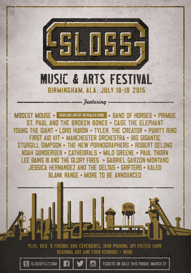 Birmingham's Sloss Festival Announces Inaugural Lineup