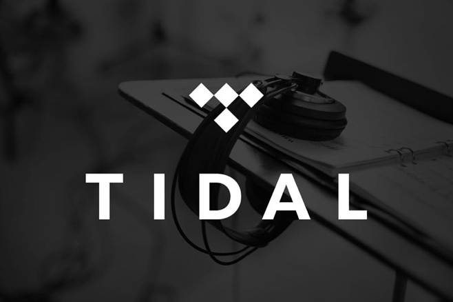 Madonna, Deadmau5, Kanye West, and Jay Z onstage at the Tidal launch event