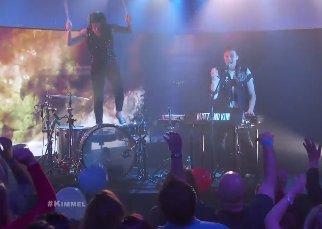Matt And Kim on Kimmel