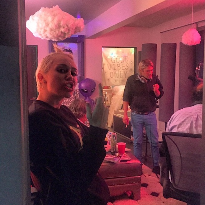 Miley Cyrus and Ariel Pink