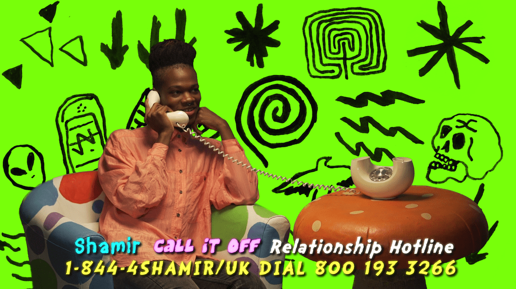 You Can Call In To Shamir's "Call It Off" Relationship Hotline