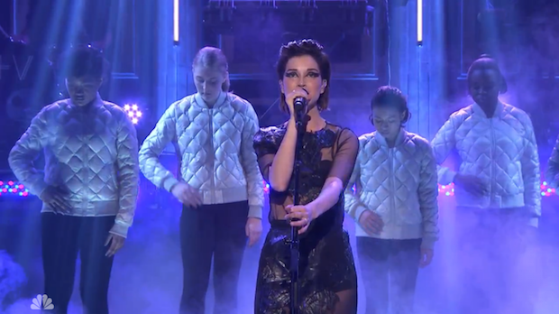 Watch St. Vincent Perform "Teenage Talk" On Fallon With Teenage Backup Dancers
