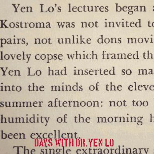 Dr Yen Lo - Days With Dr Yen Lo