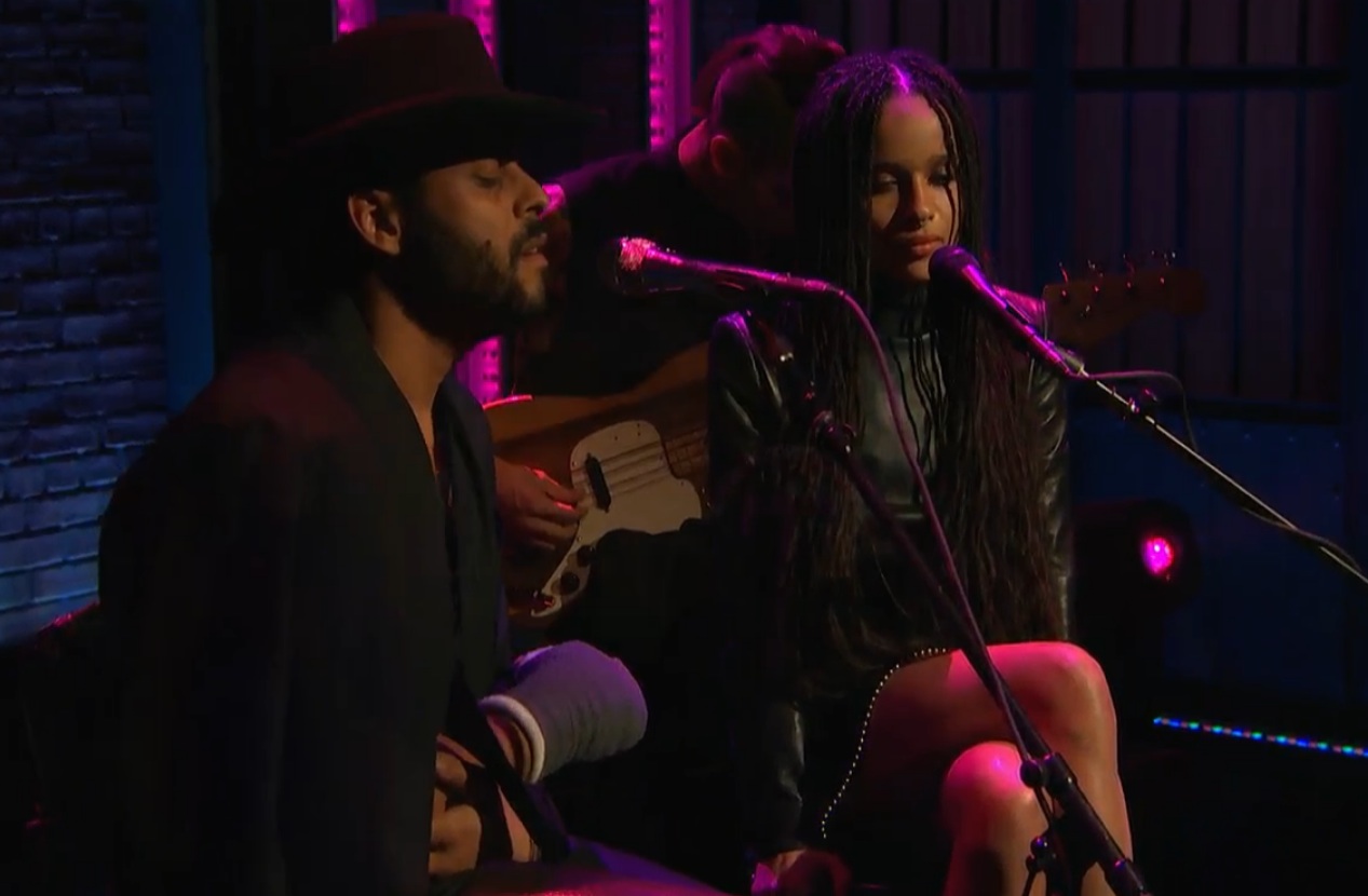 Twin Shadow and Zoe Kravitz on Seth Meyers