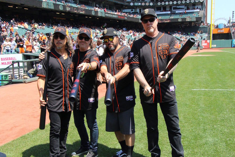 Watch Metallica Play The San Francisco Giants' Third Annual Metallica Day
