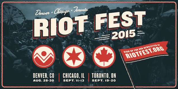 Riot Fest 2015 Lineups