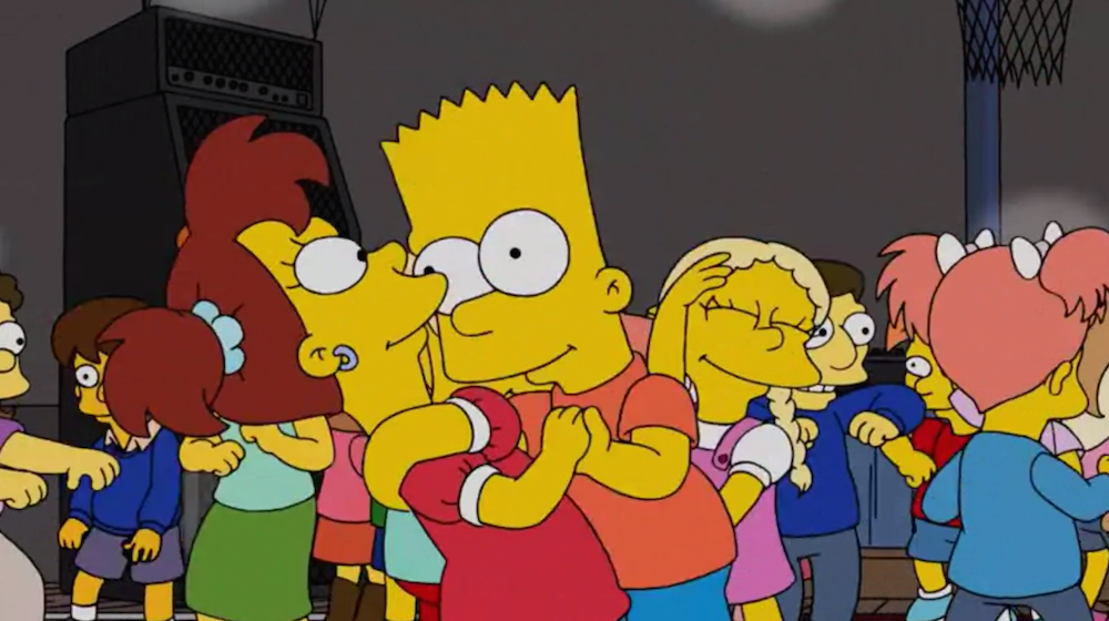 Watch Daft Punk's "Get Lucky" Soundtrack A Scene In Last Night's Simpsons