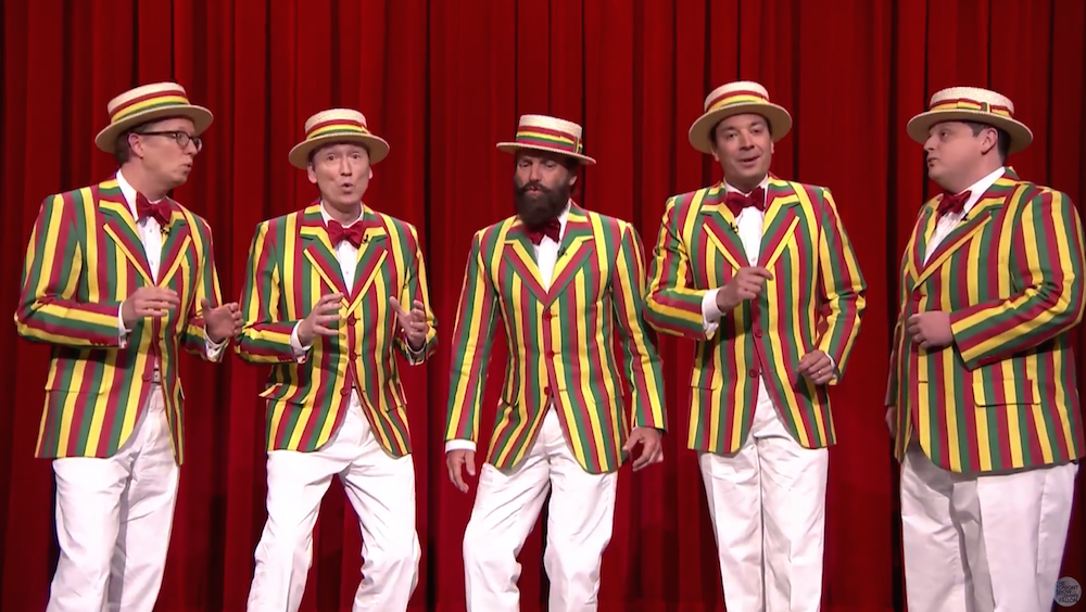 Watch Sting Sing "Roxanne" Ragtime Style With Jimmy Fallon, "Message In A Bottle" With James Cordon