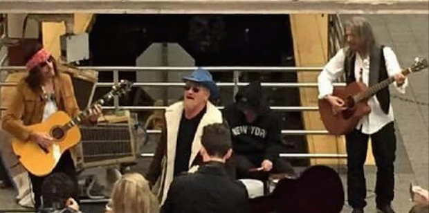 U2 Busked In The NYC Subway Last Night