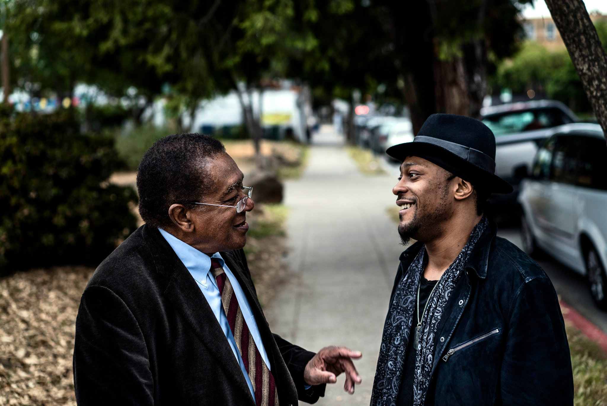 Bobby Seale and D'Angelo