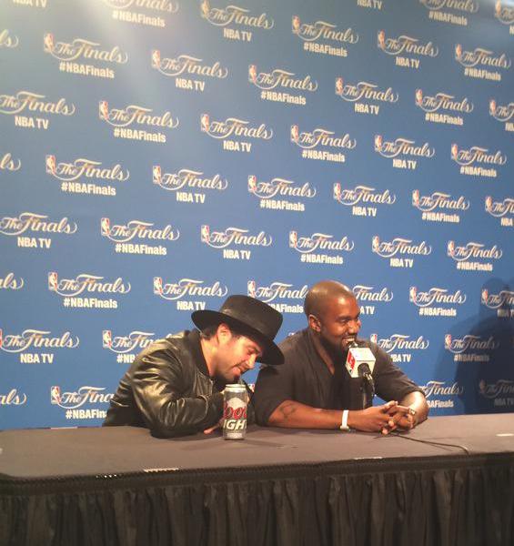 Watch Kanye West Commandeer An NBA Press Conference