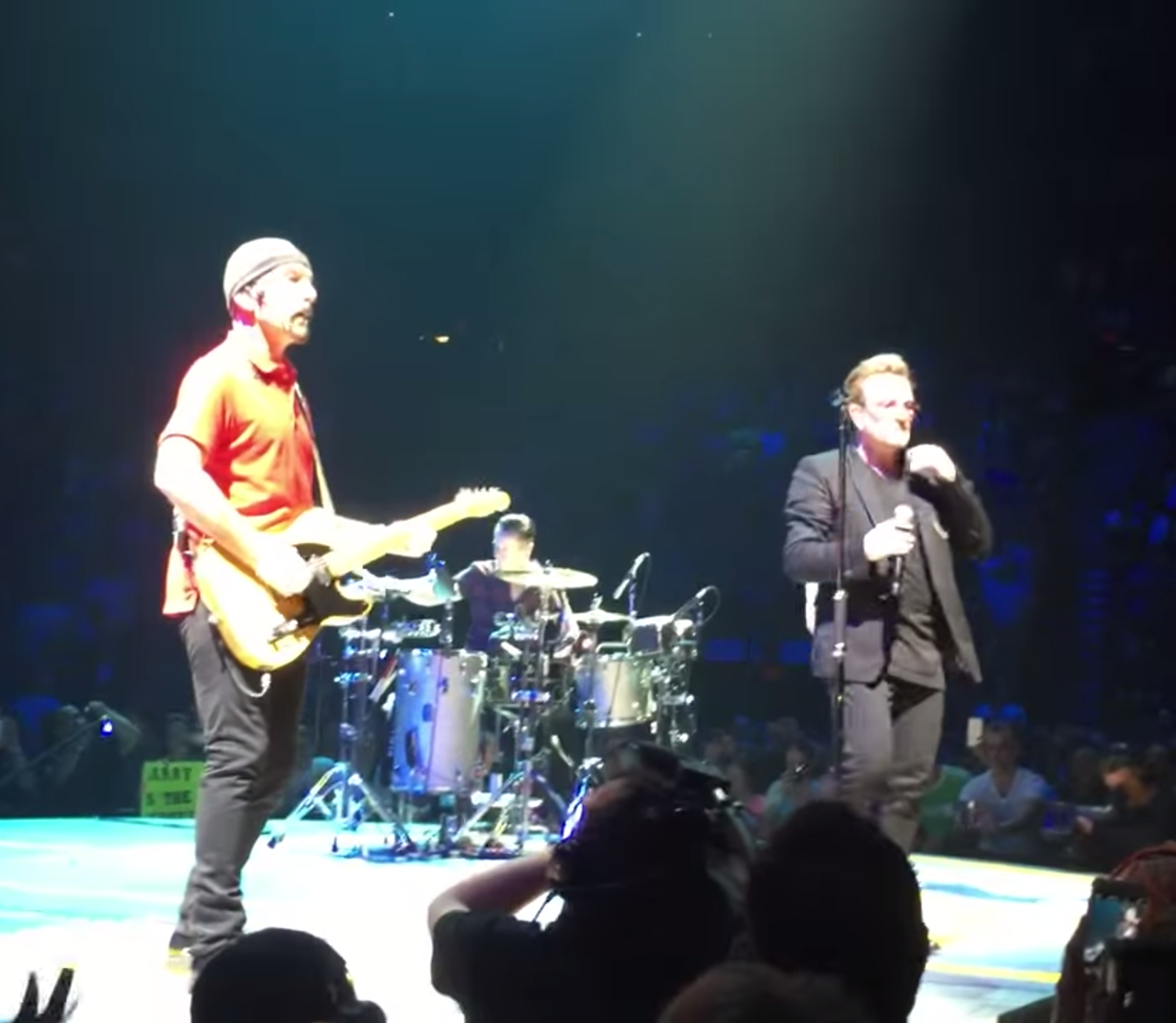 Watch U2 Play "Lucifer's Hands" Live For The First Time, "One" Dedicated To Arcade Fire