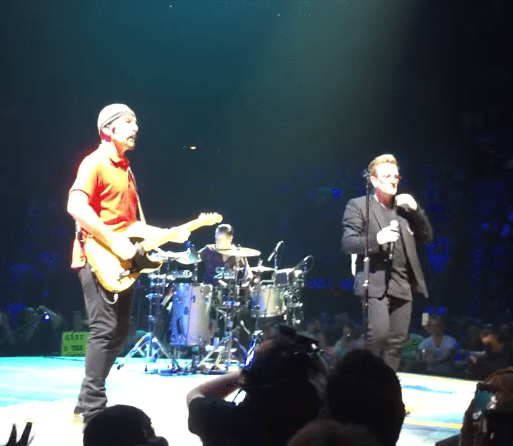 Watch U2 Play "Lucifer's Hands" Live For The First Time, "One" Dedicated To Arcade Fire