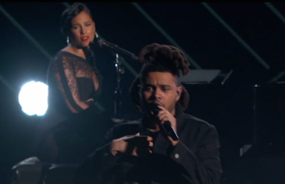 The Weeknd and Alicia Keys