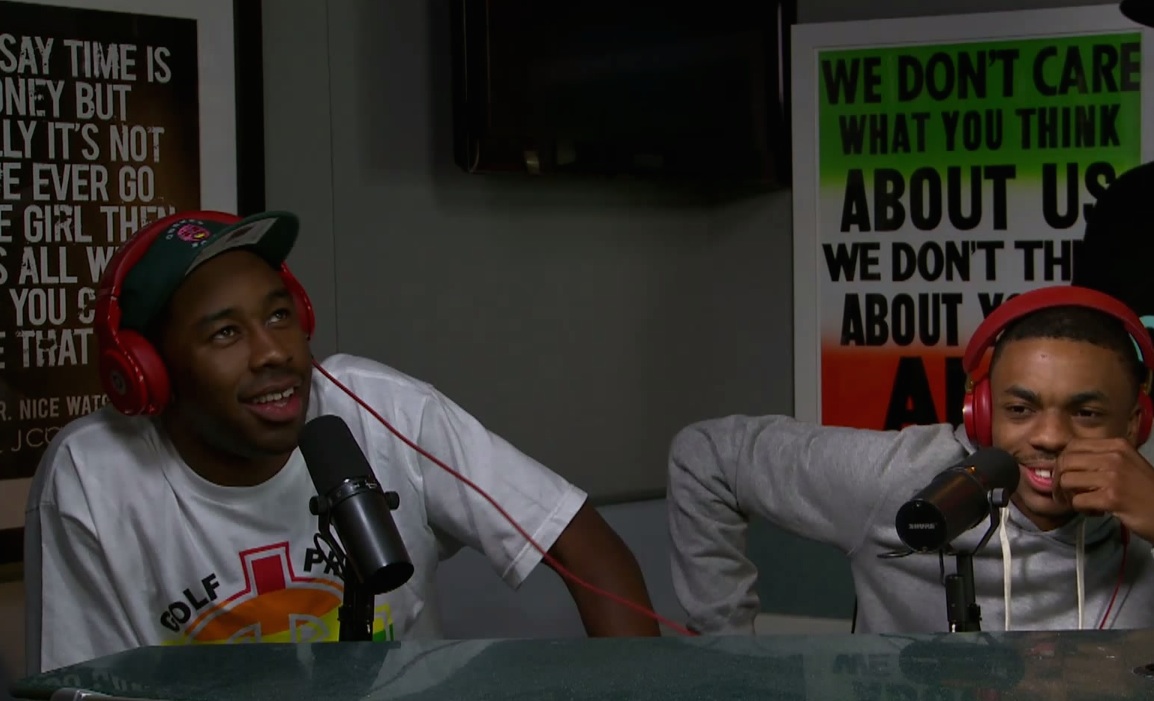 Tyler The Creator and Vince Staples on Hot 97