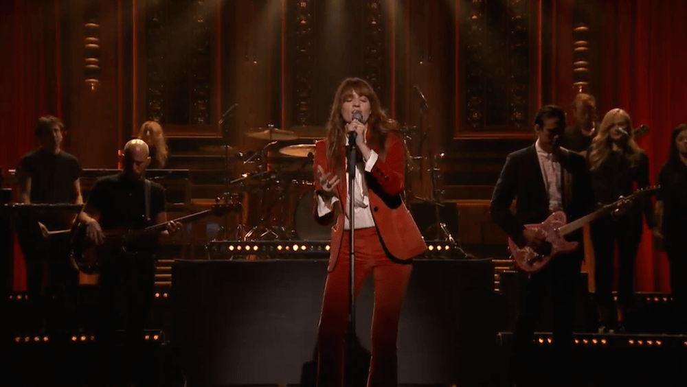 Watch Florence + The Machine Perform "Ship To Wreck" On Jimmy Fallon