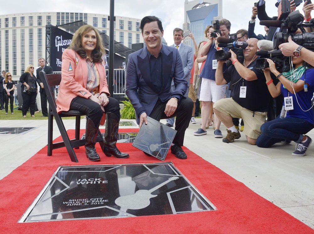 Jack White, Loretta Lynn Inducted Into Music City Walk Of Fame