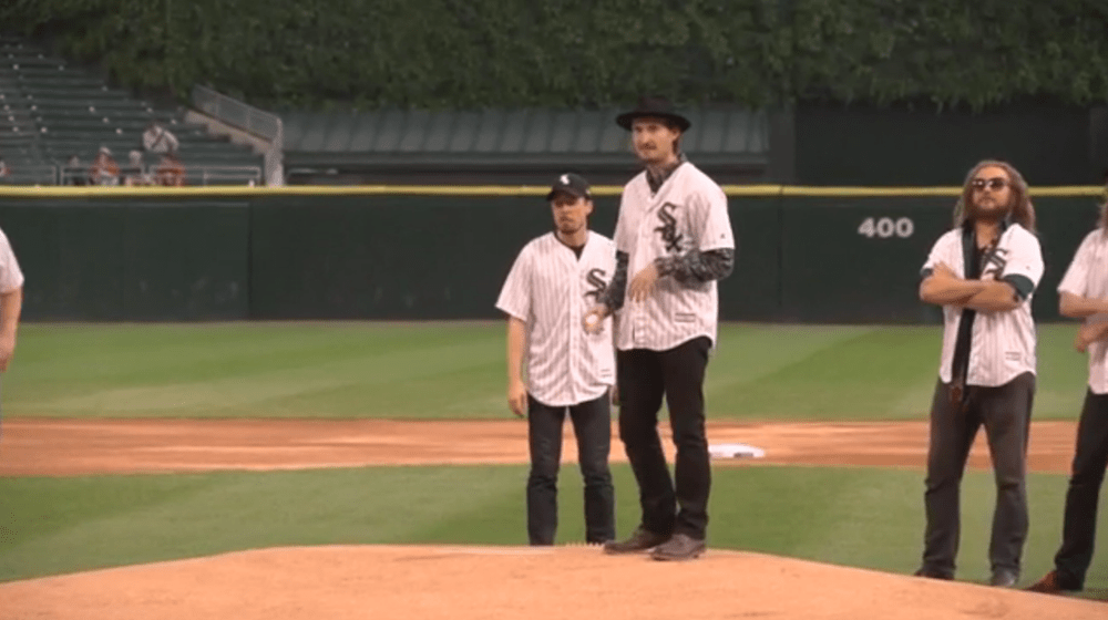Watch My Morning Jacket Throw Out The First Pitch At A White Sox Game