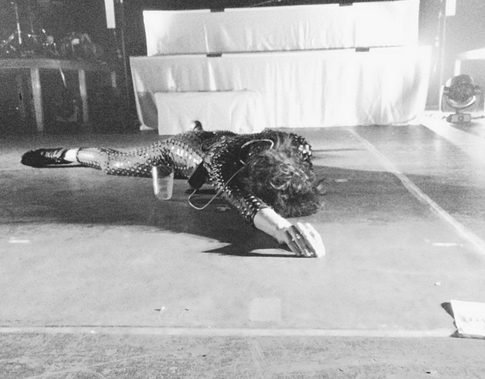 St. Vincent Fell Off A Stack Of Speakers In Knoxville