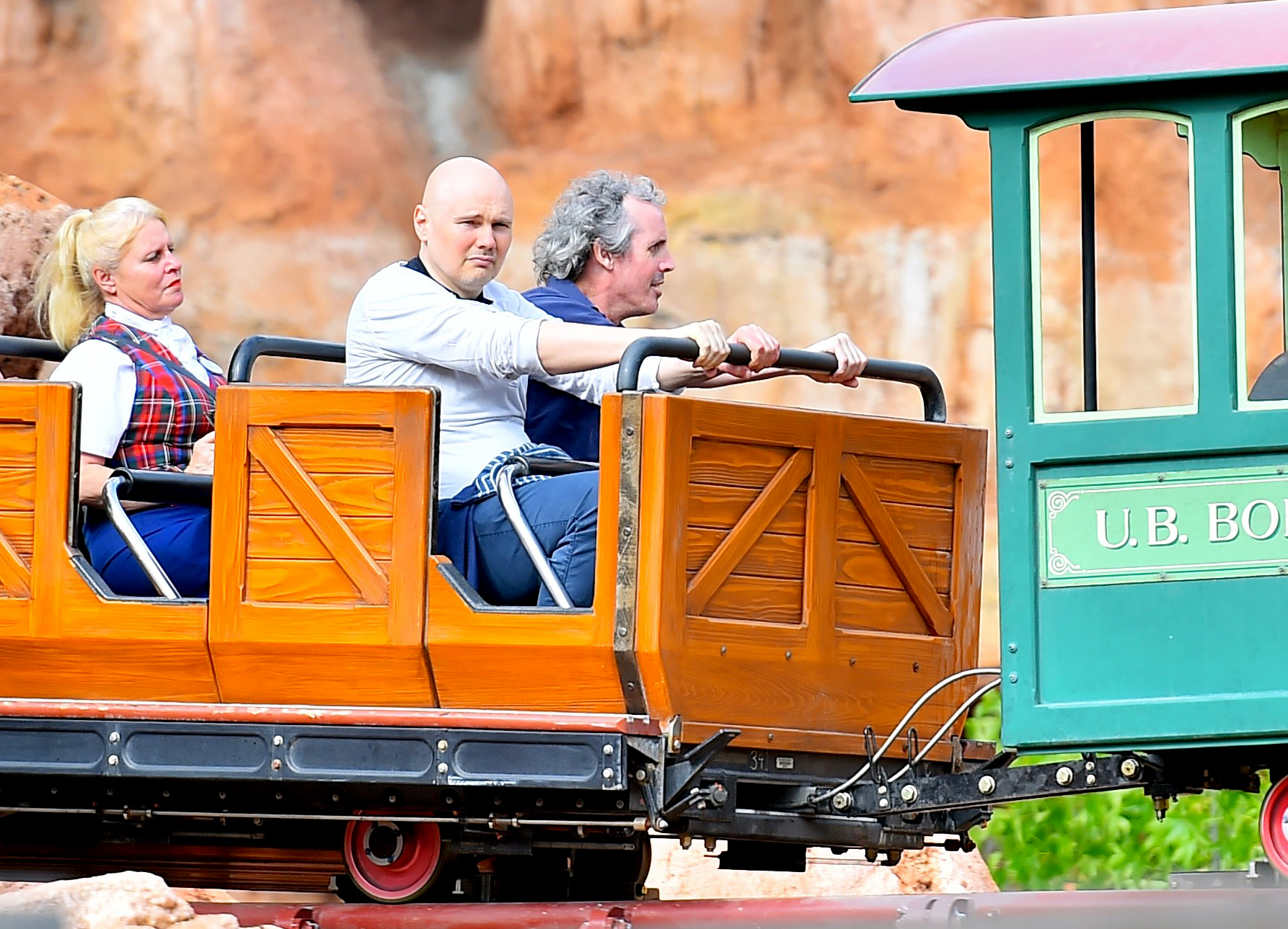 Billy Corgan Braves Disneyland
