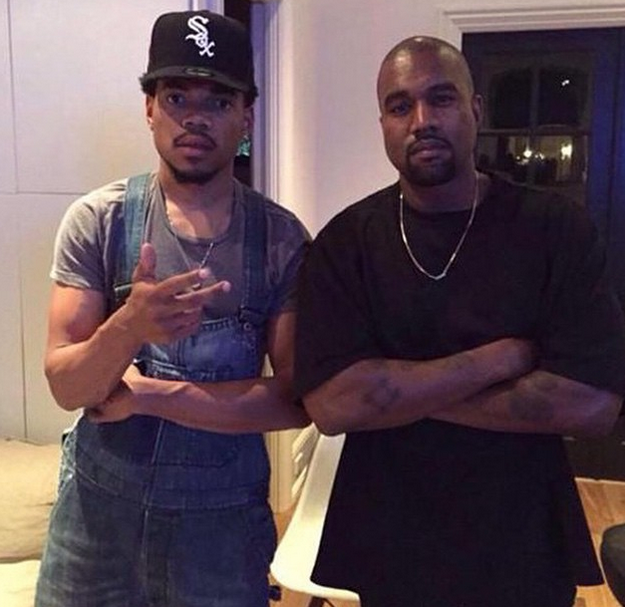 Chance The Rapper and Kanye West