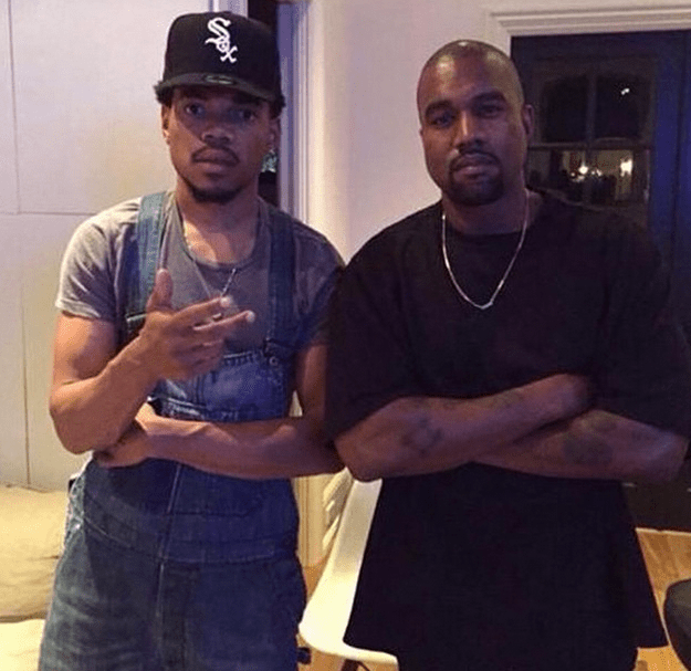 Chance The Rapper and Kanye West