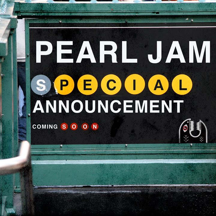 Pearl Jam Tease Special Announcement, Possibly NYC Show