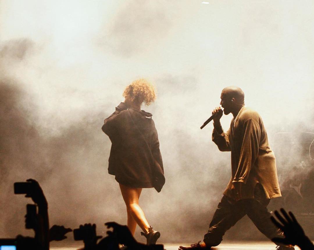 Watch Rihanna And Travi$ Scott Join Kanye West At FYF Fest
