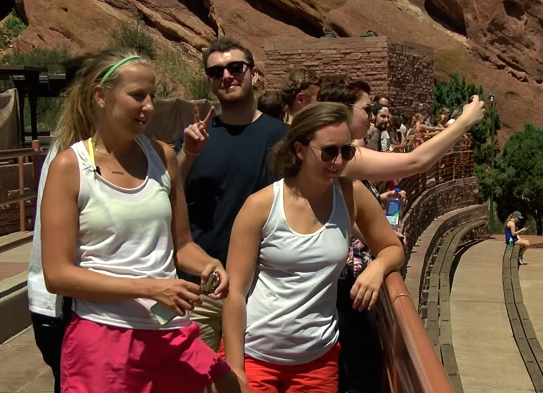 Watch Sam Smith Videobomb Denver TV News