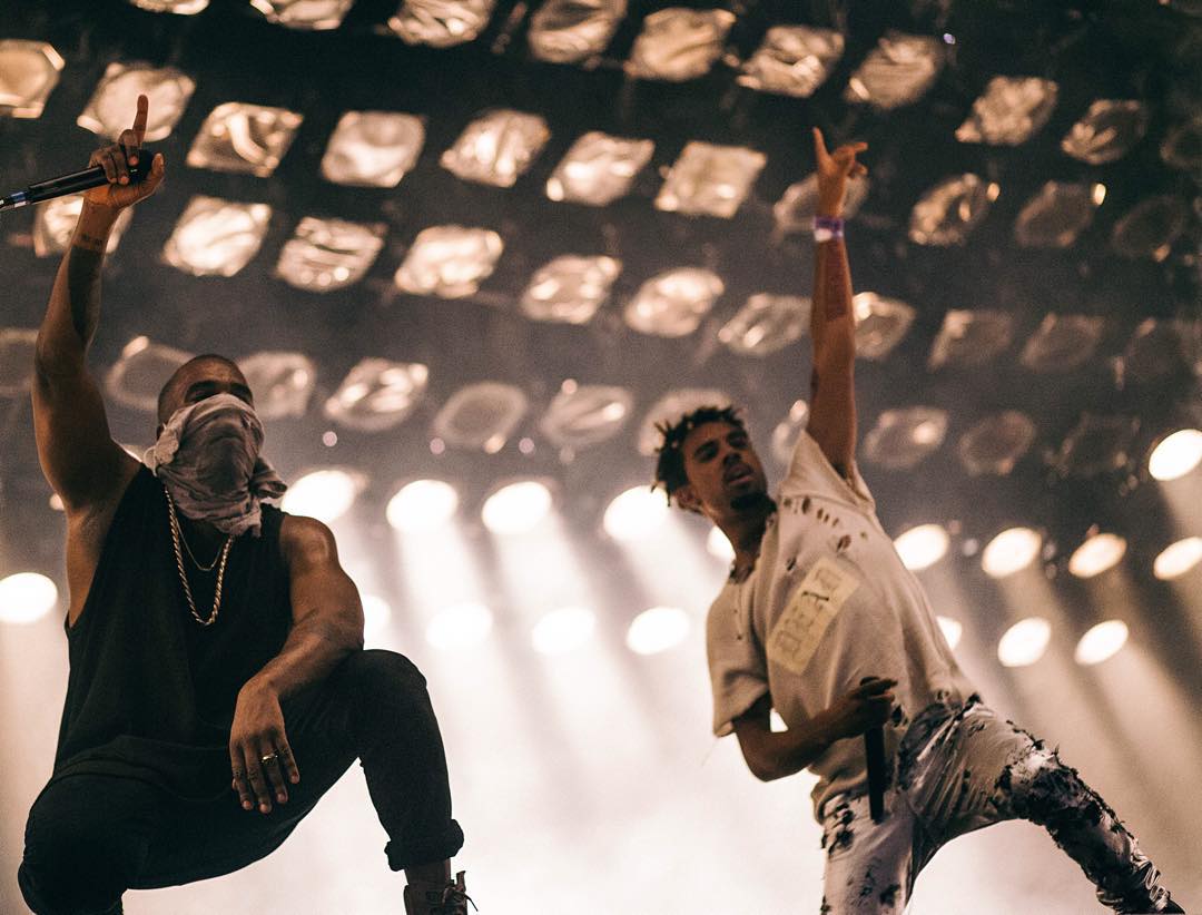 Watch Kanye West Bring Out Travis Scott & Vic Mensa At Summer Ends Fest