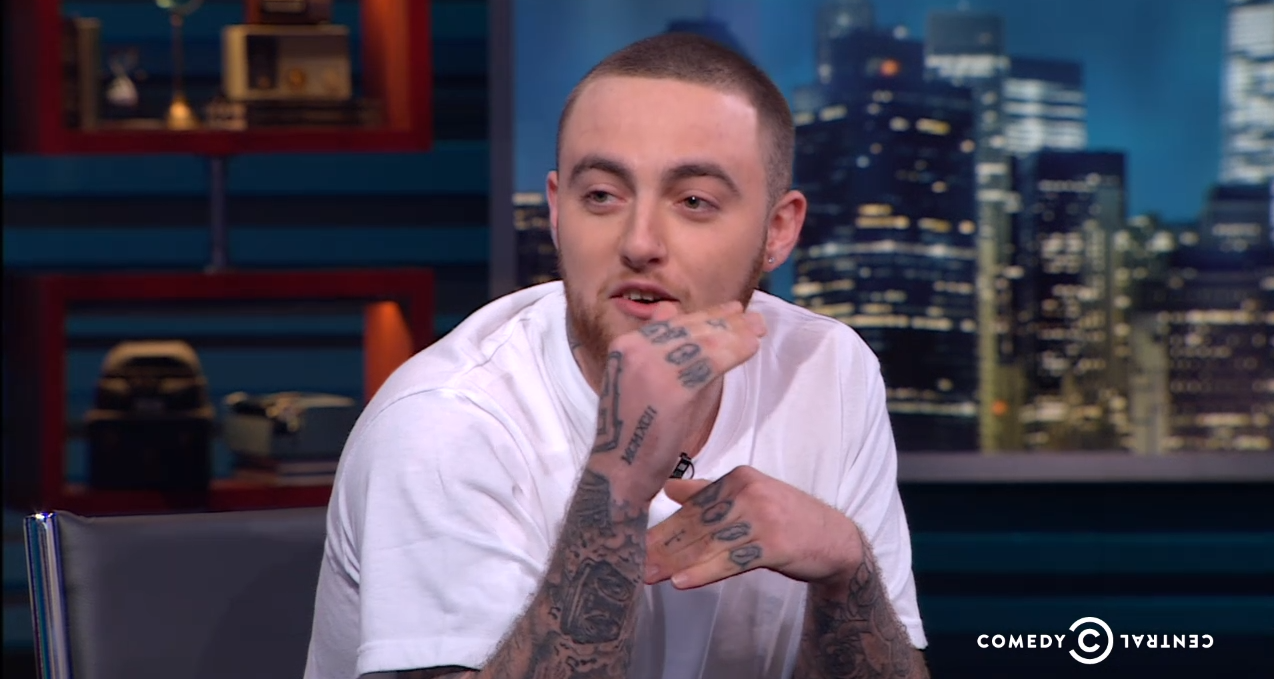 Mac Miller Donald Trump Beef Larry Wilmore The Nightly Show