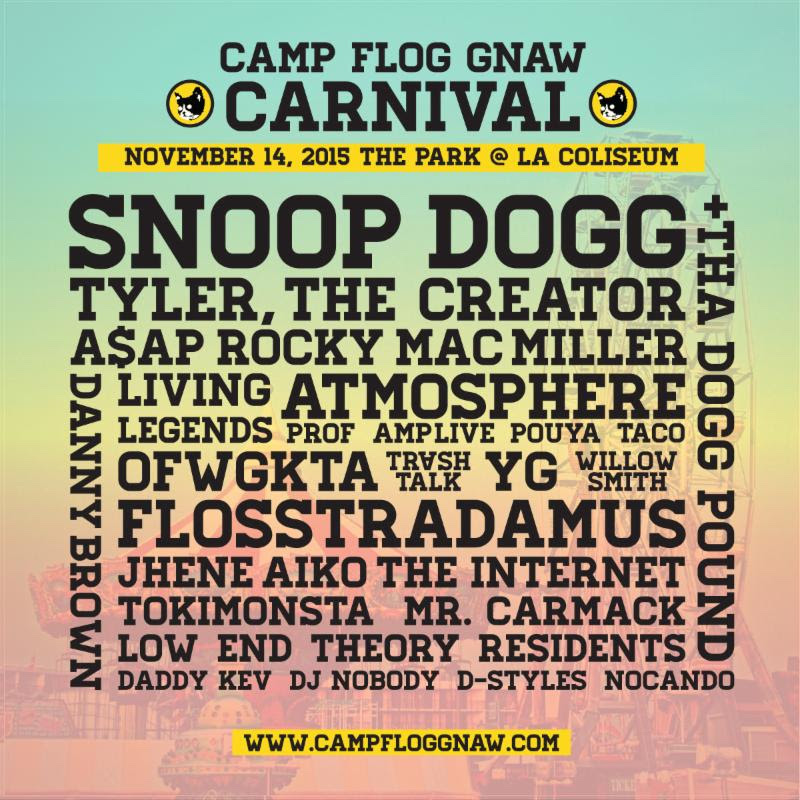 Odd Future Are Playing This Year's Camp Flog Gnaw Carnival