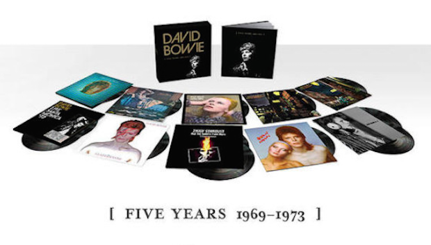 Win David Bowie's FIVE YEARS 1969 - 1973 13 LP Vinyl Box Set