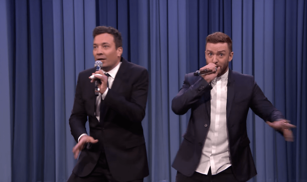 Watch Jimmy Fallon & Justin Timberlake's History Of Rap 6