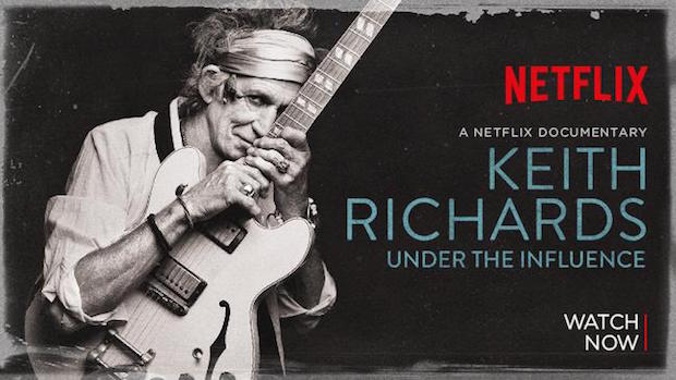 Keith Richards: Under The Influence Documentary On Netflix Now