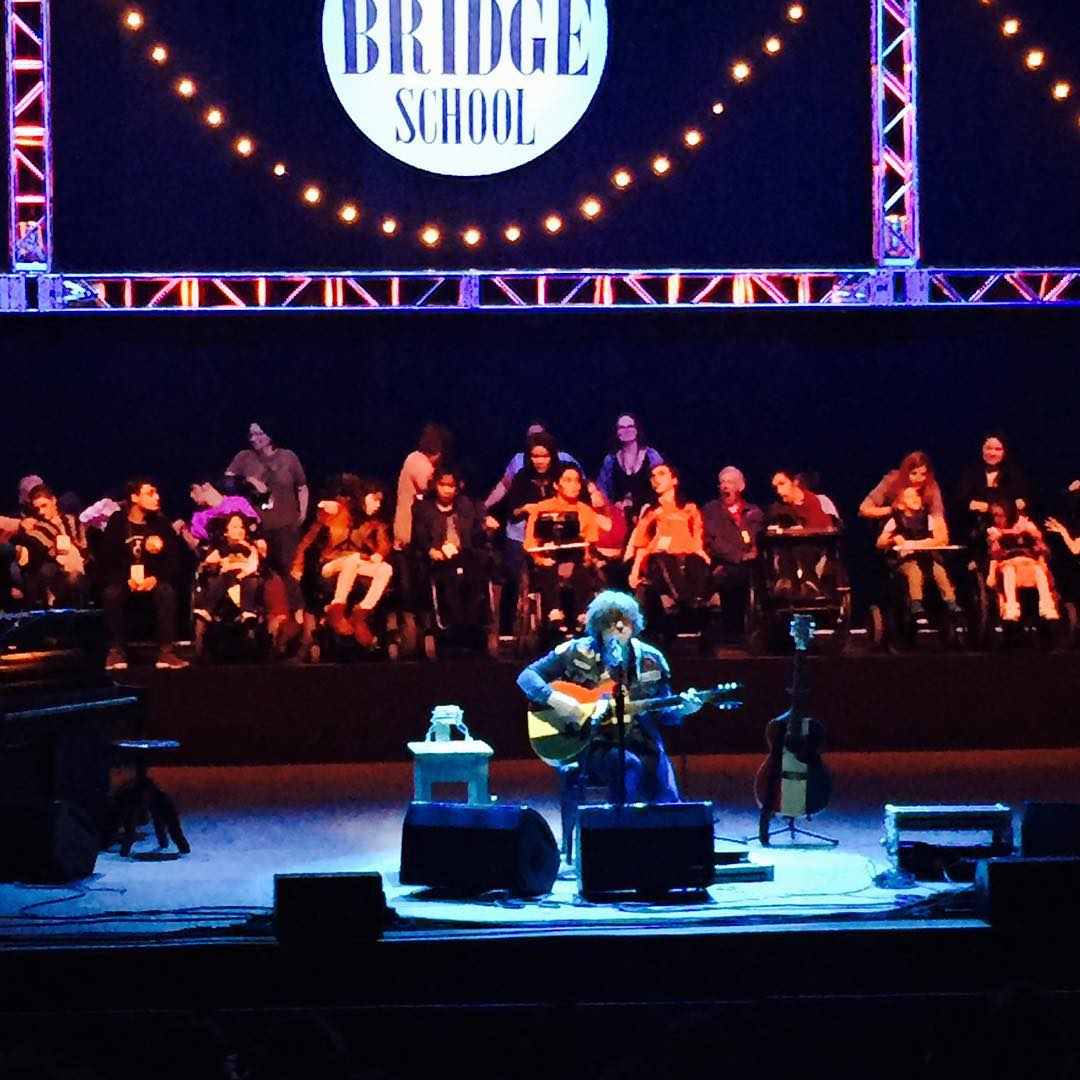 Watch Ryan Adams Improvise A Song About Shirtless Bridge School Concertgoer