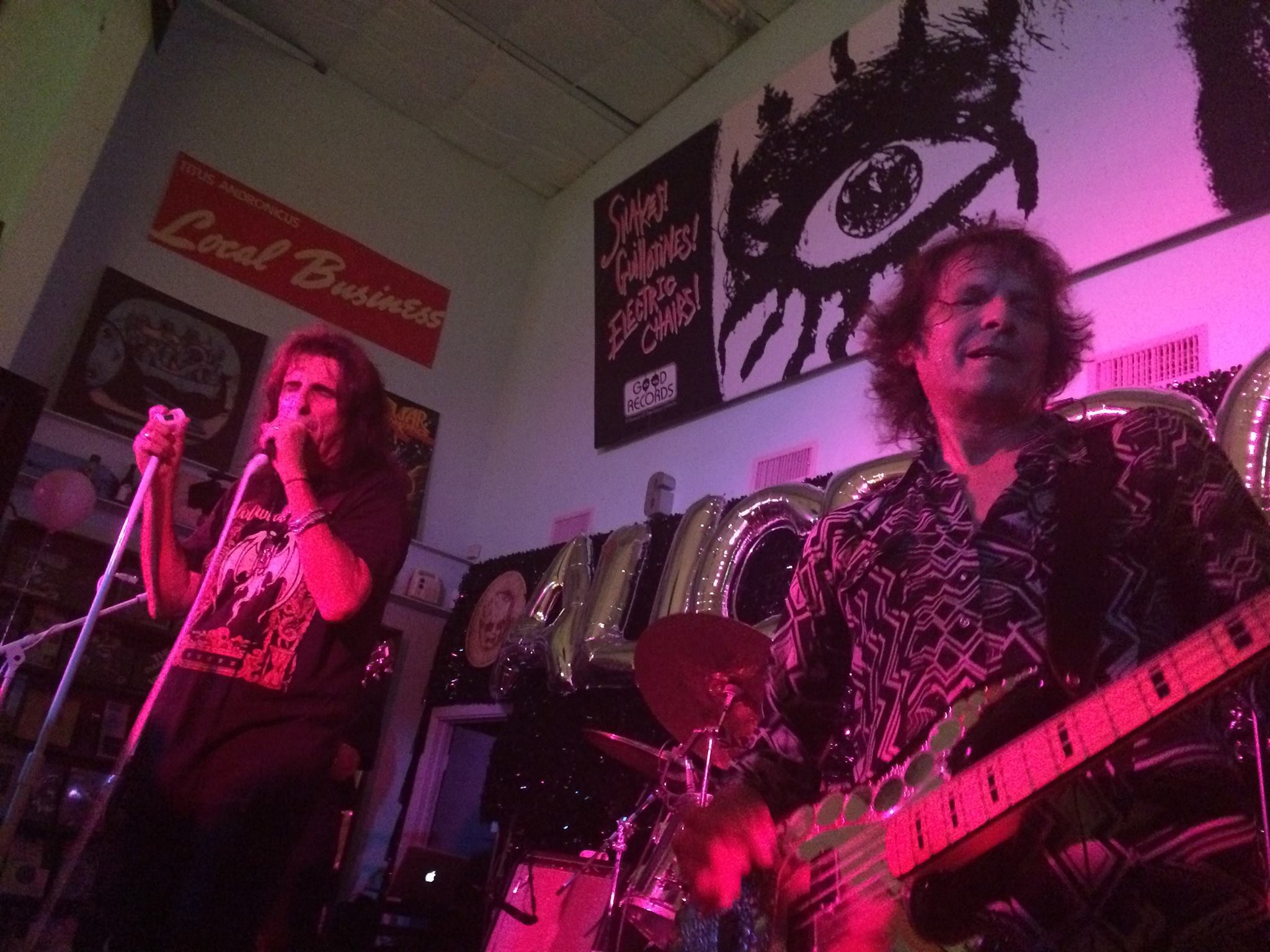 Original Alice Cooper Band Had A Surprise Reunion In A Dallas Record Store Last Night