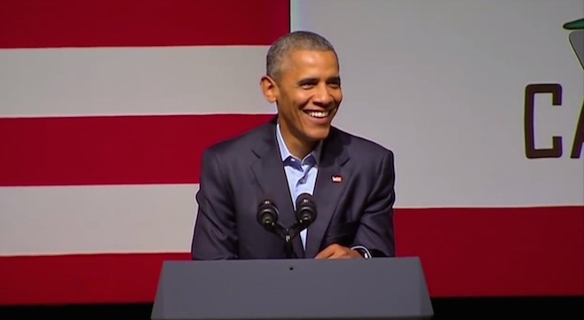 Watch Barack Obama Give Kanye West Some Campaign Advice At DNC Fundraiser