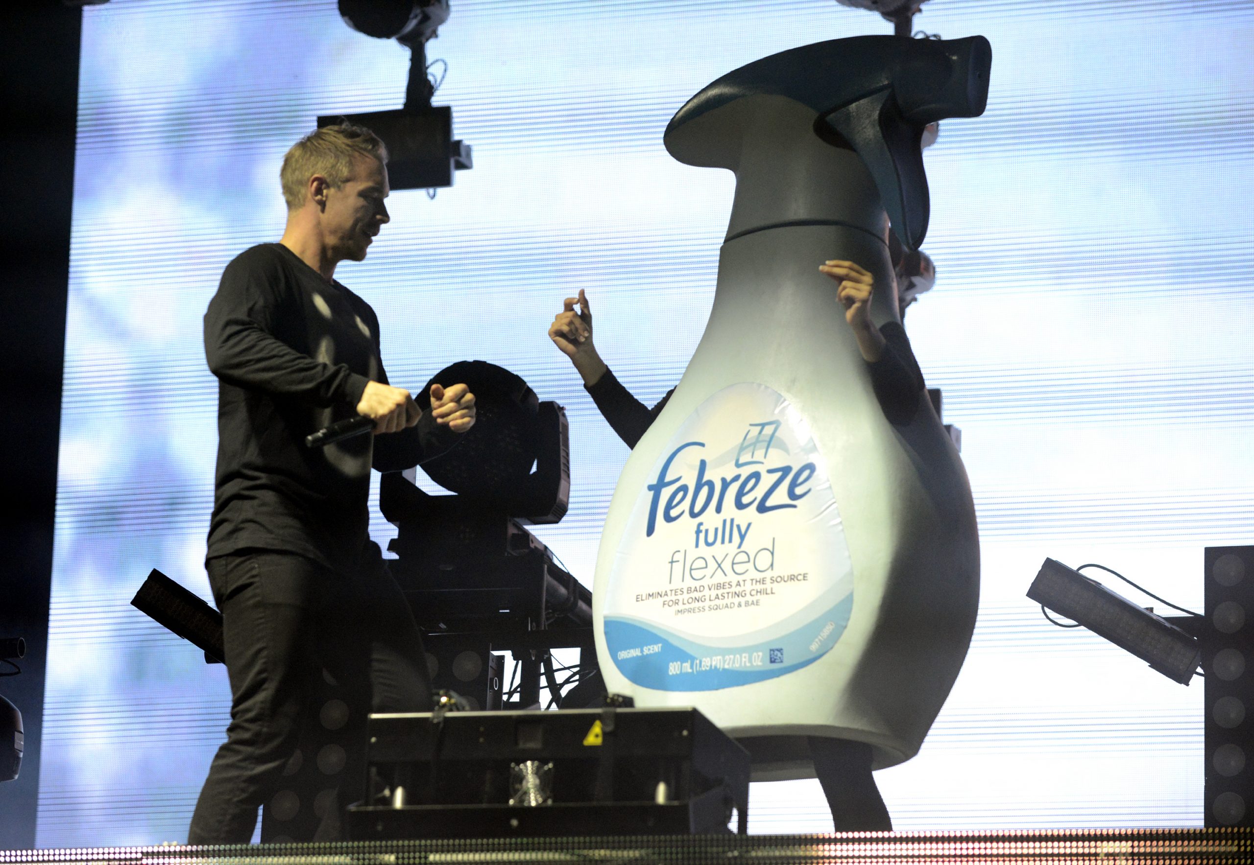 Watch Jack Ü Dance With A Giant Febreze Bottle At Voodoo Fest