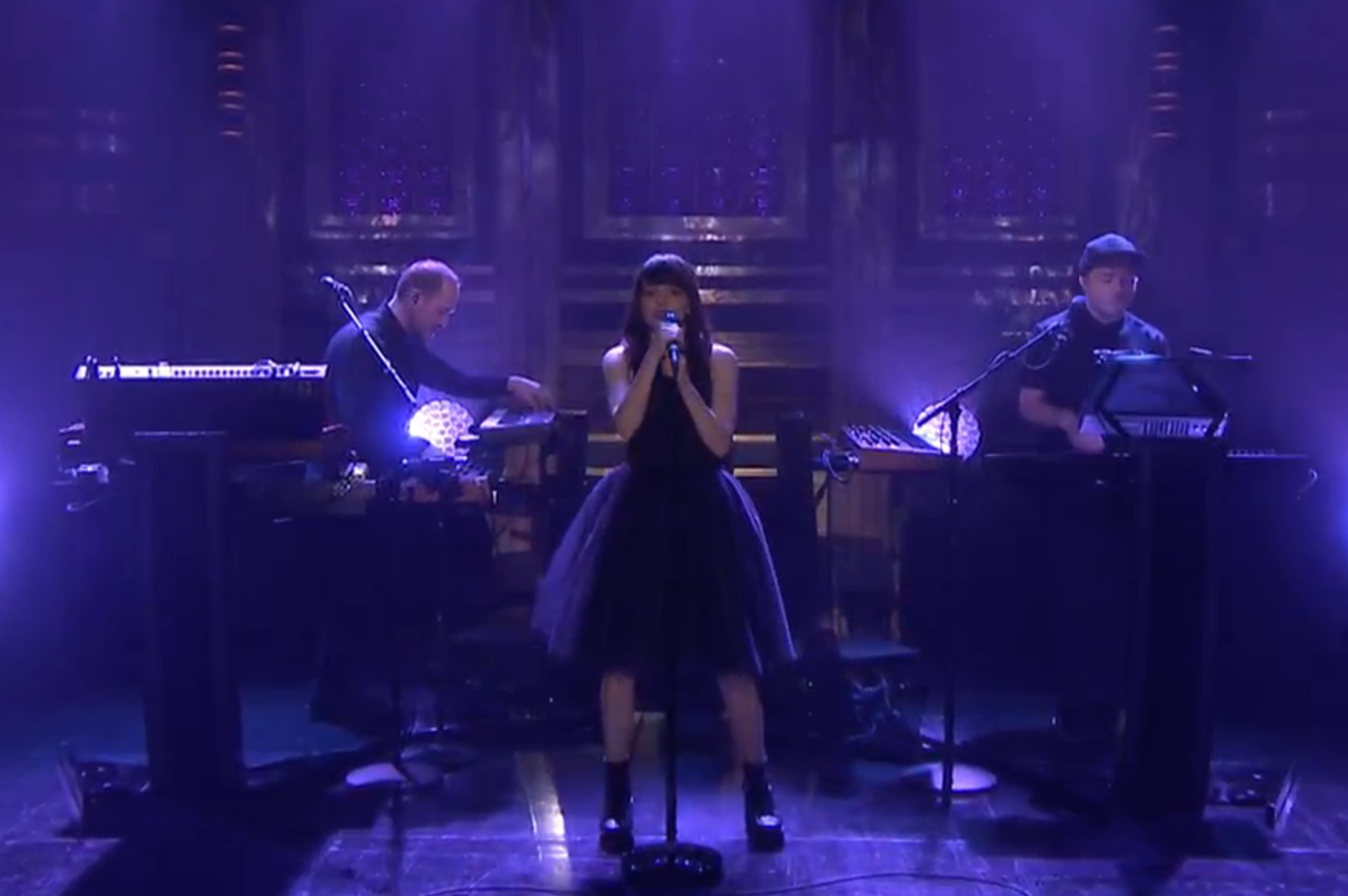 Watch CHVRCHES Perform "Leave A Trace" On Fallon