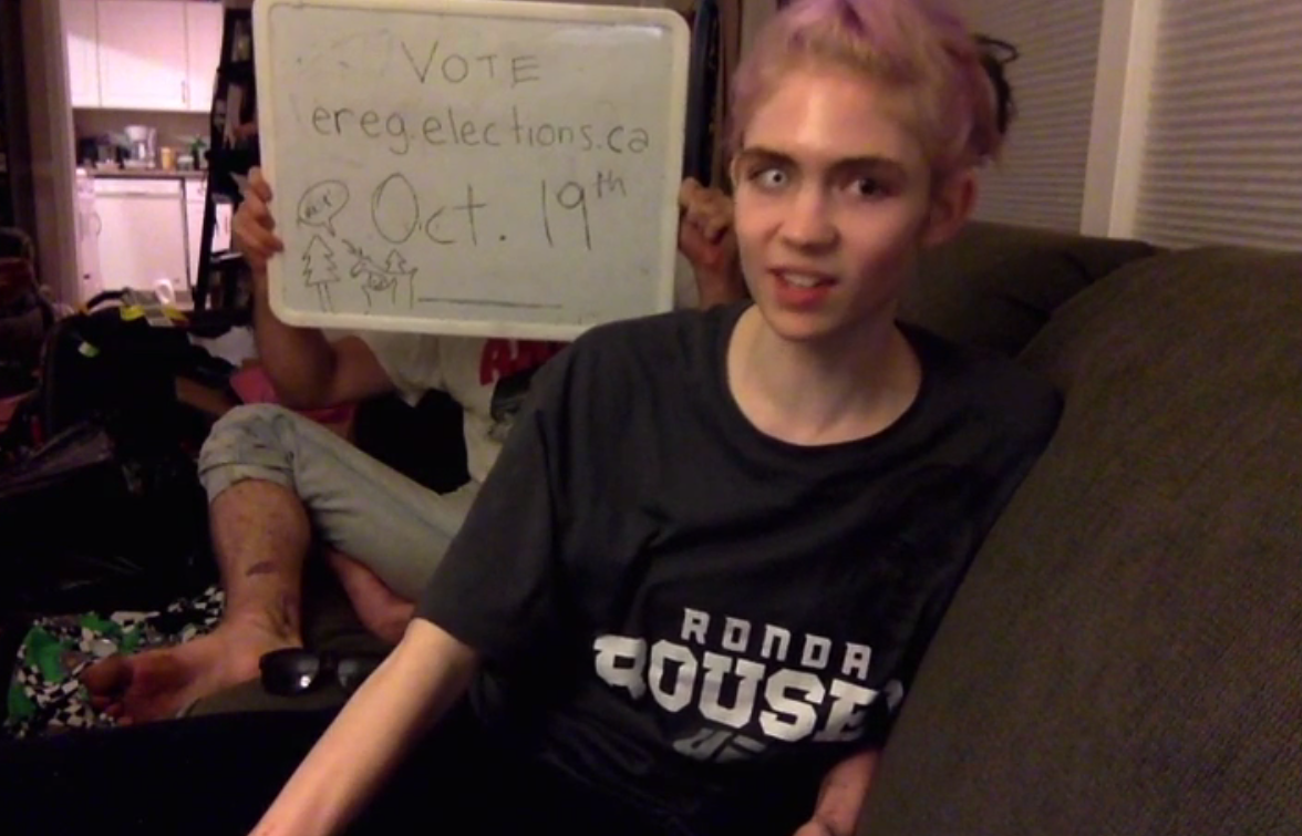 Grimes Canada Voting PSA Video