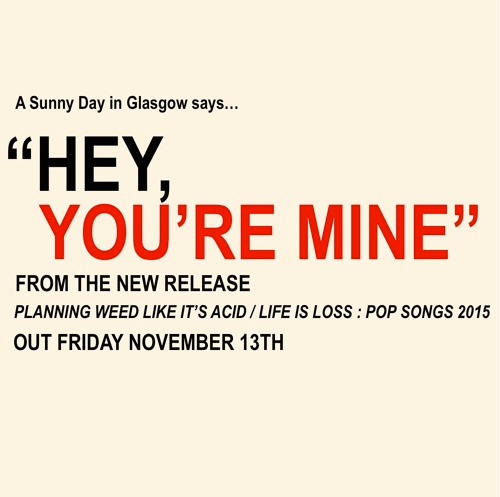 A sunny day in glasgow - hey youre mine