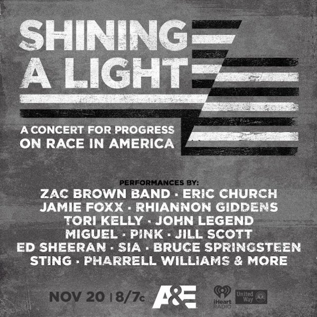 Bruce Springsteen, Miguel, Pharrell Playing Race Equality TV Concert