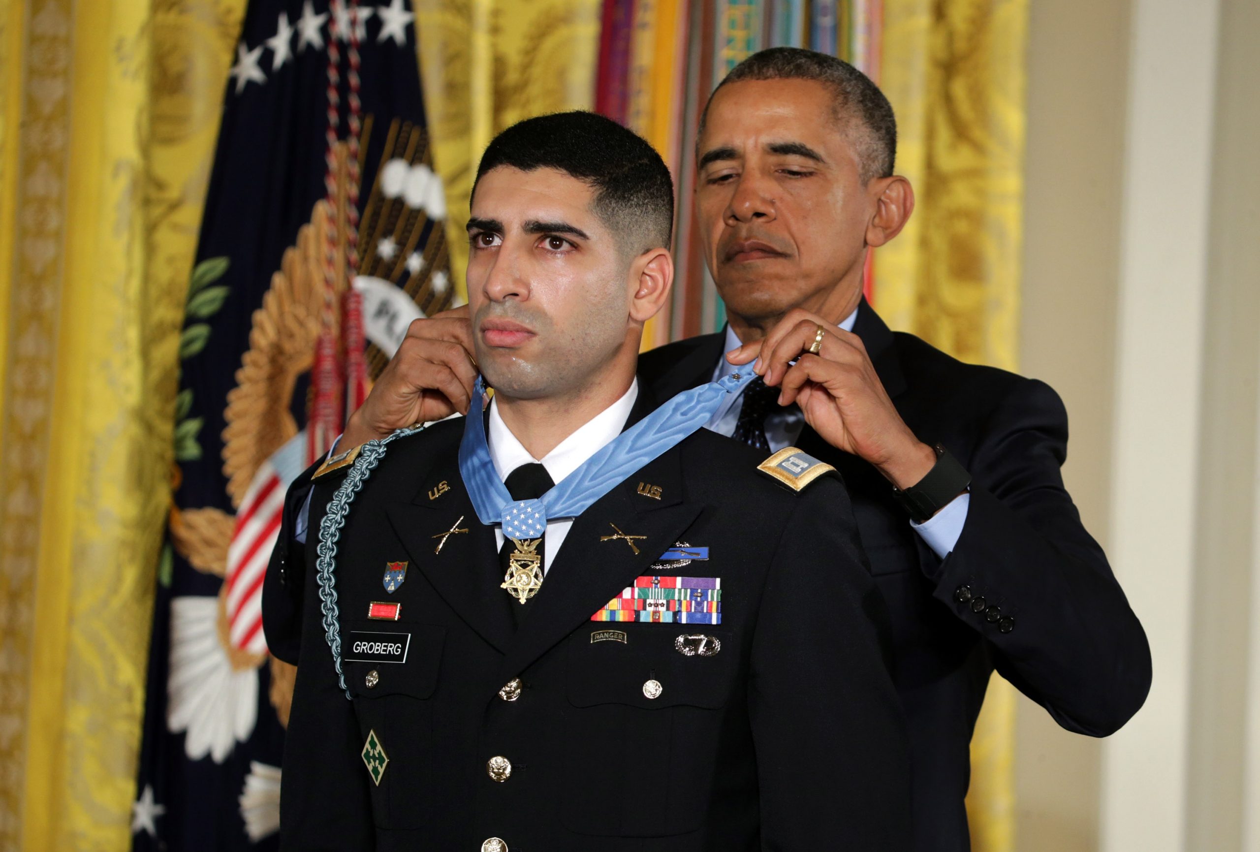 Obama Awards Medal Of Honor To Retired U.S. Army Captain Florent A. Groberg