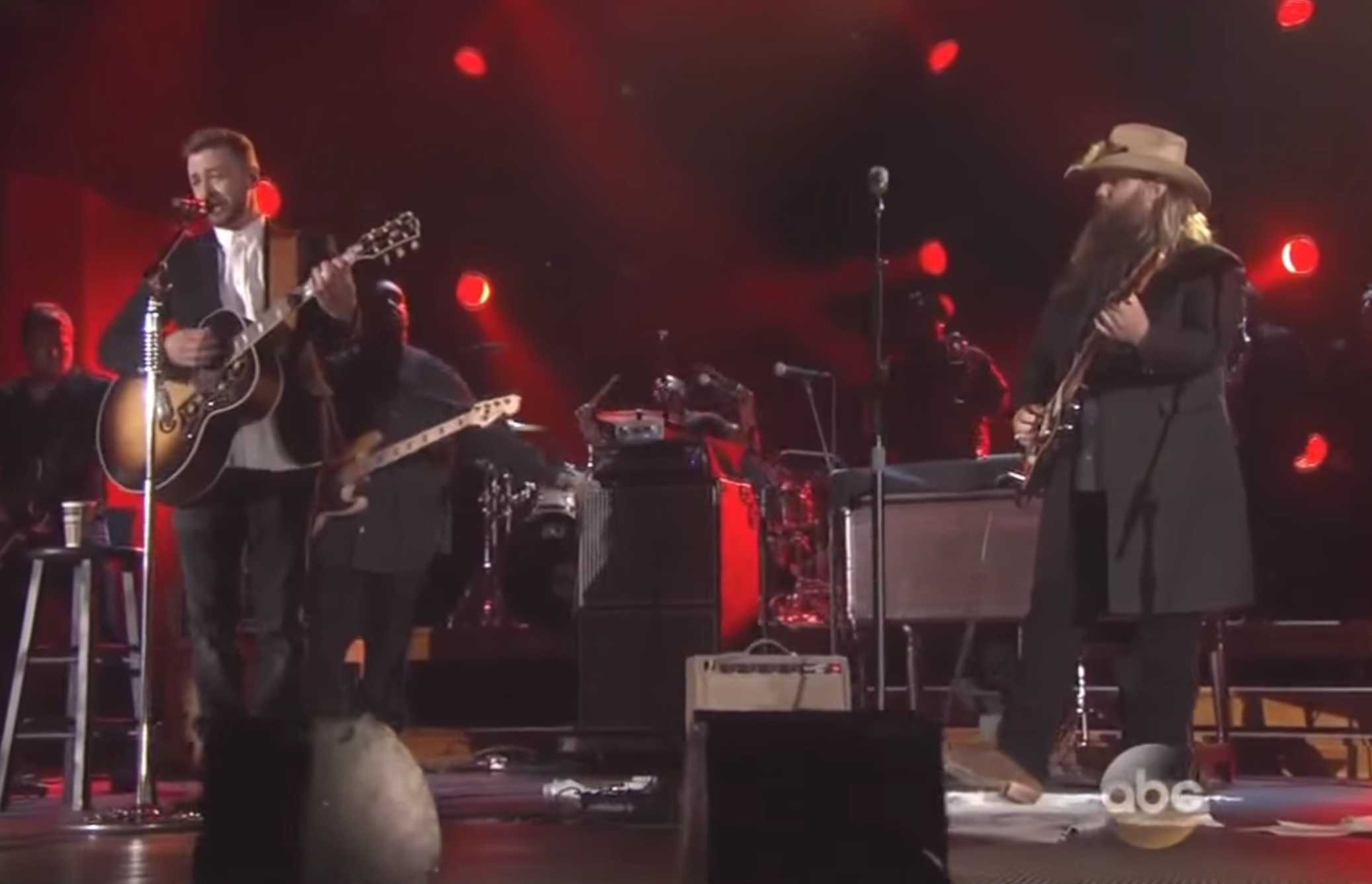 Watch Chris Stapleton Duet With Justin Timberlake At The CMAs