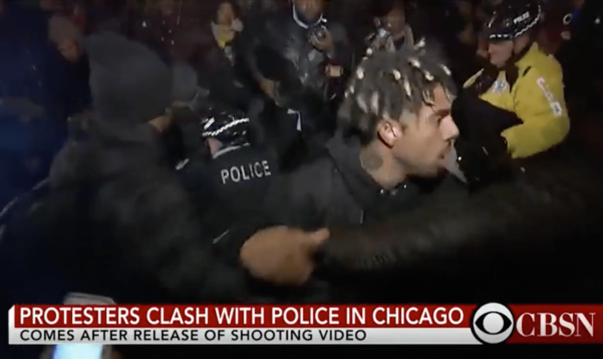 Vic Mensa Among Protestors Clashing With Chicago Police Over Laquan McDonald Shooting