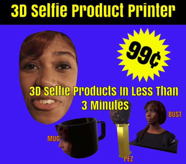 Santigold Shares "3D Selfie Product" Commercial, 99¢ Details