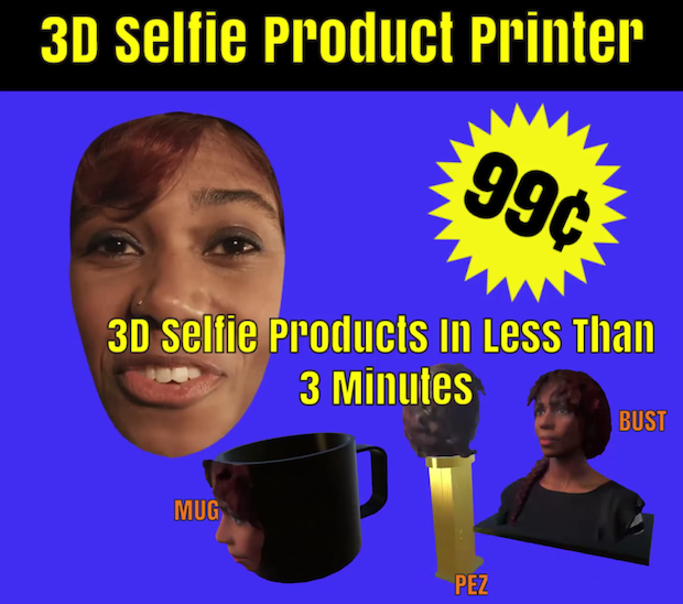 Santigold Shares "3D Selfie Product" Commercial, 99¢ Details