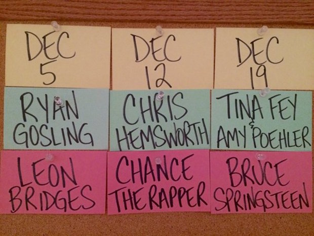 SNL's Next 3 Musical Guests: Leon Bridges, Chance The Rapper, & Bruce Springsteen