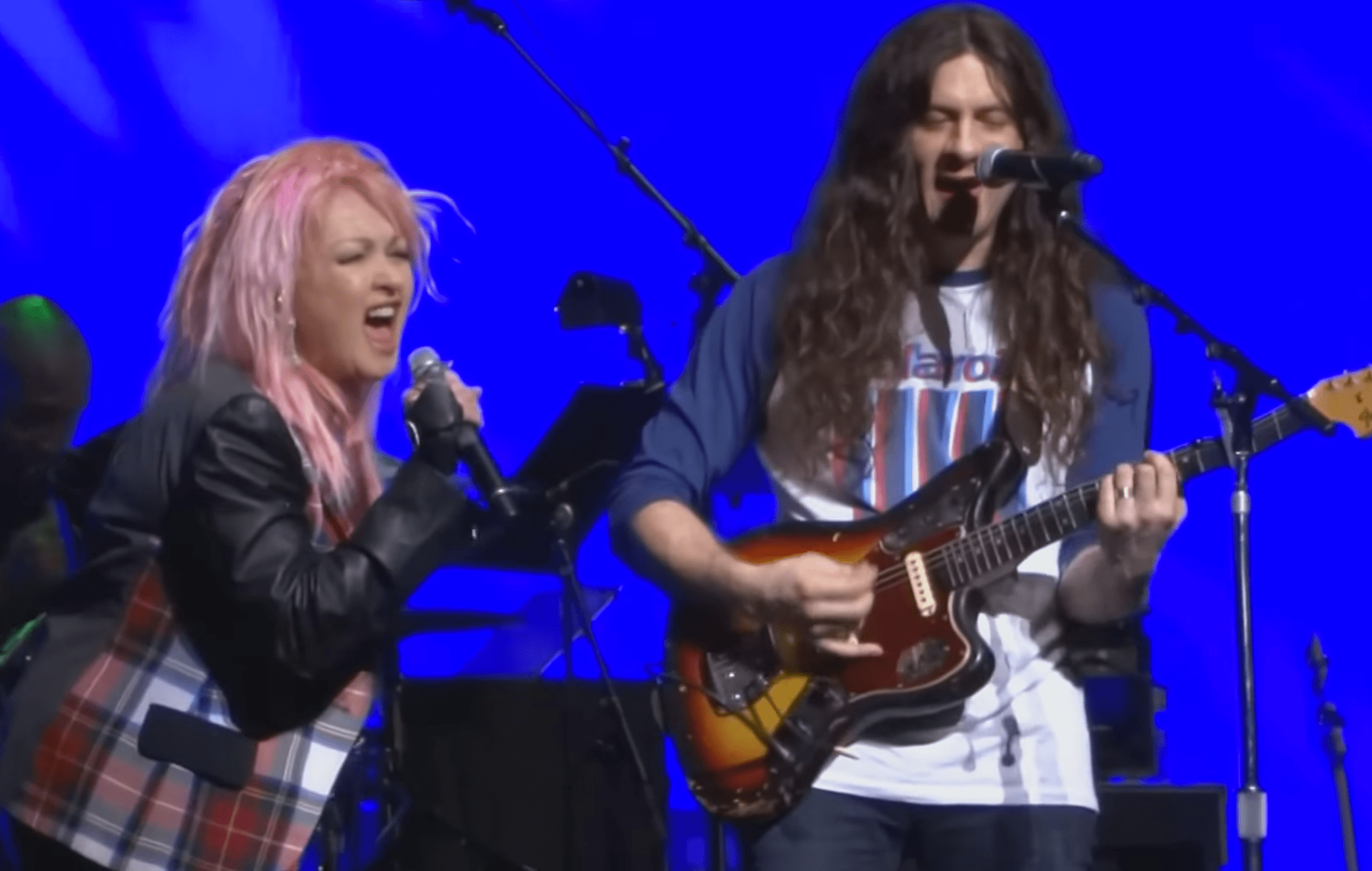 Watch Kurt Vile & Cyndi Lauper Cover The Rolling Stones At Home For The Holidays Benefit